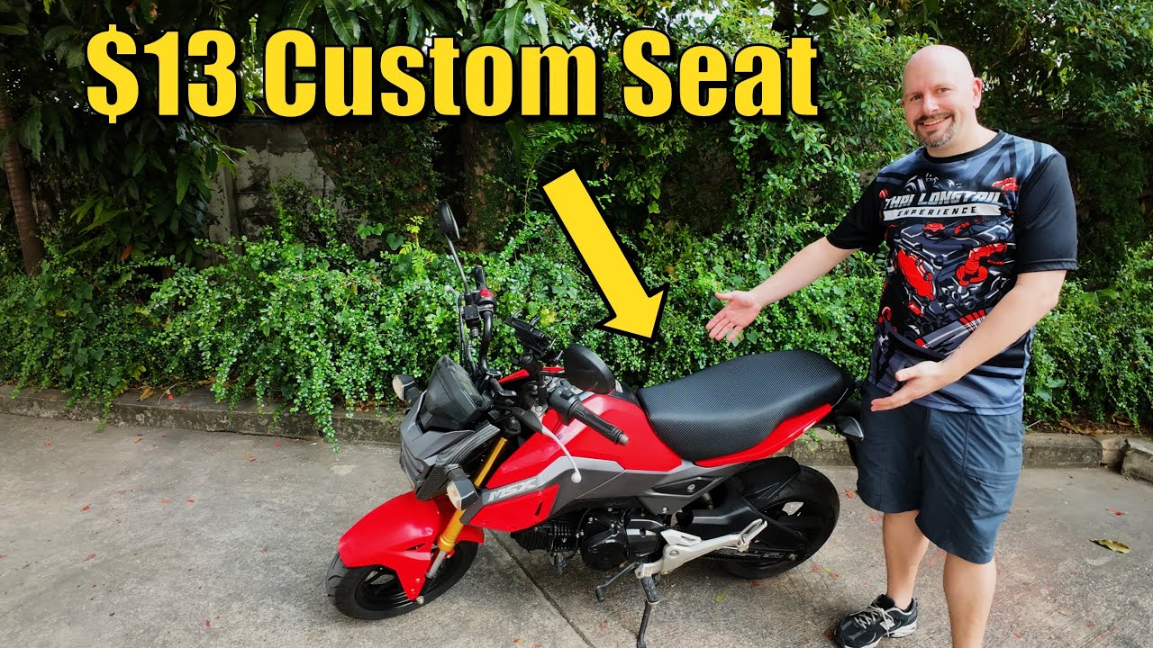 Getting a Custom Motorcycle Seat Made in Bangkok for my Honda Grom