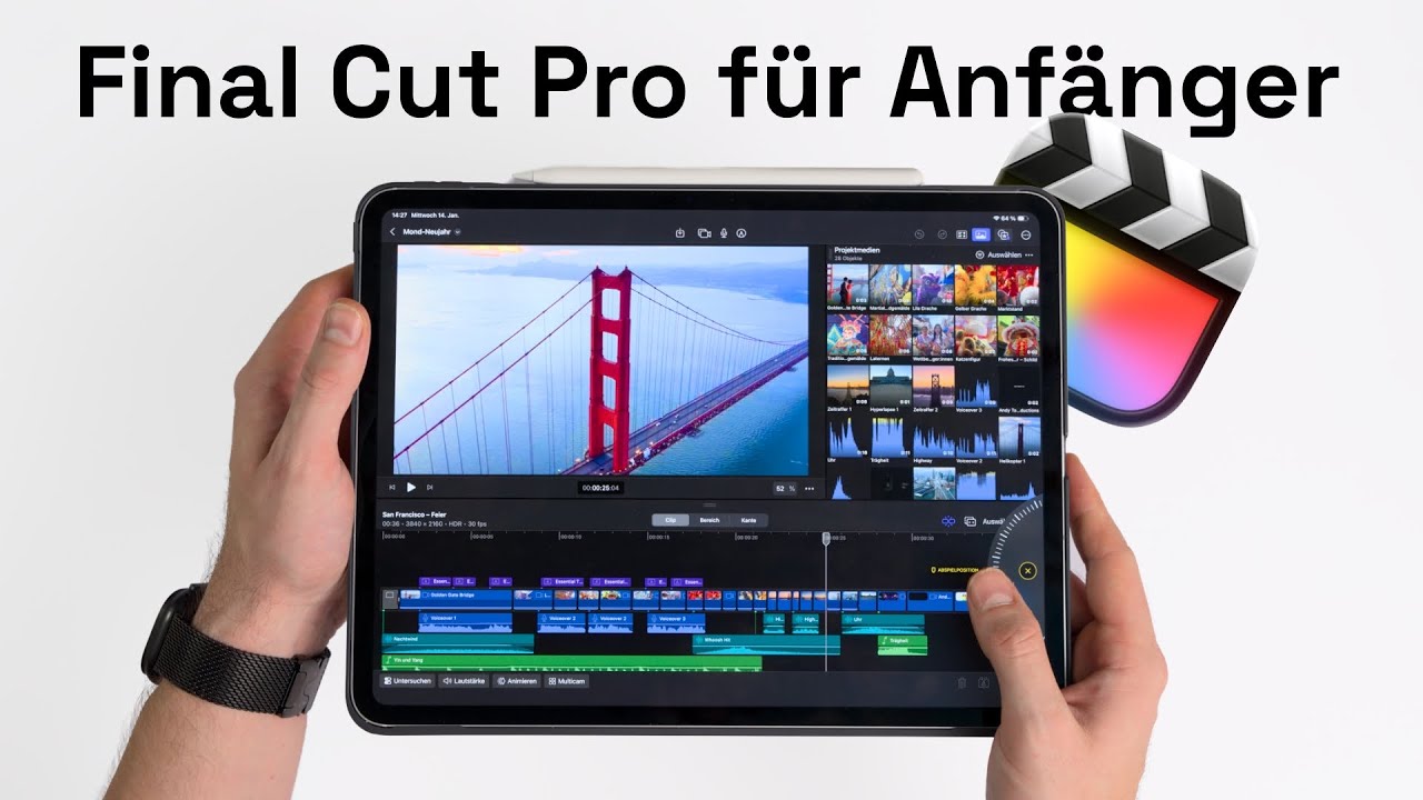 Final Cut Pro für Anfänger: Aufbau der App und alle Grundfunktionen einfach erklärt (iPad)
