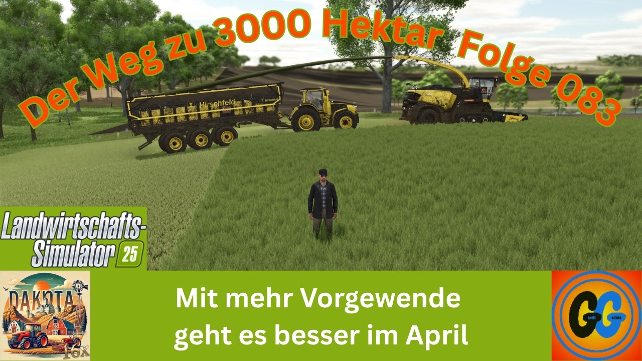 LS25 Dakota 16x Mit mehr Vorgewenden geht es besser im April 083