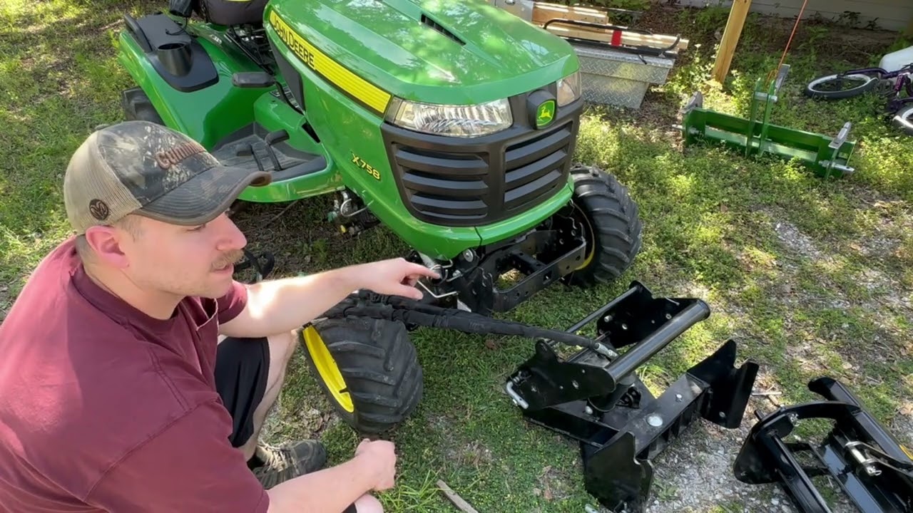 Грейфер MFP для серии John Deere X700 (включая 1025R) — распаковка/обзор/небольшое использование