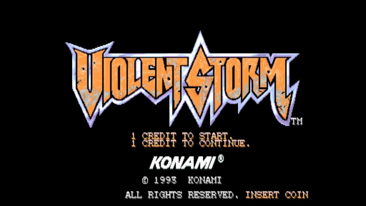 Violent Storm (バイオレントストーム). [Arcade - 1993, Konami]. 1CC. 1Loop. 60Fps.