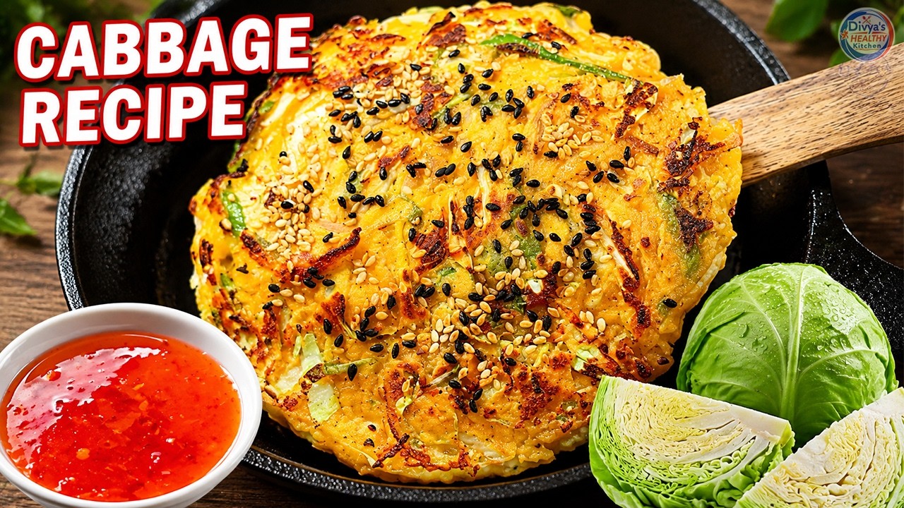 Cabbage healthy breakfast recipe | Cabbage pancake | Healthy nashta recipe | Patta gobhi ka nashta