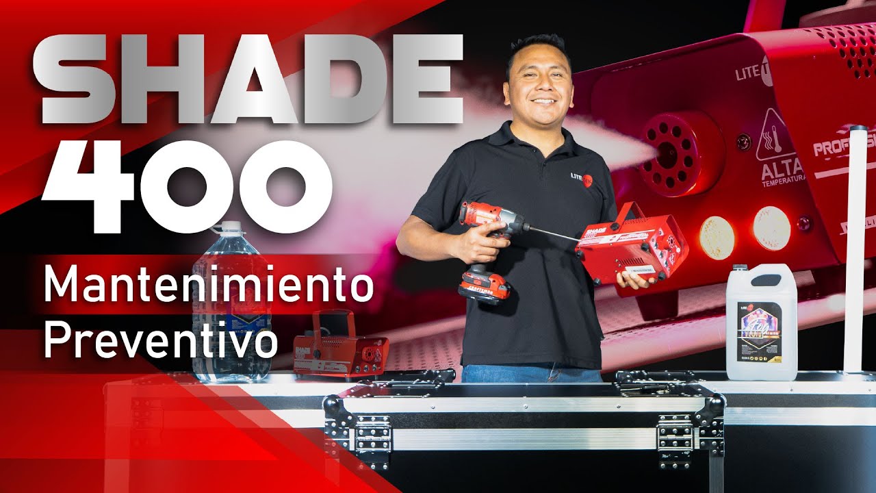 Mantenimiento preventivo (Máquinas de humo) - Lite Tek