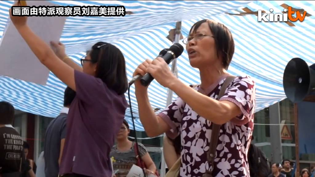 &ldquo;占中&rdquo;街头成公民讲堂    中学生力争&ldquo;真普选&rdquo;