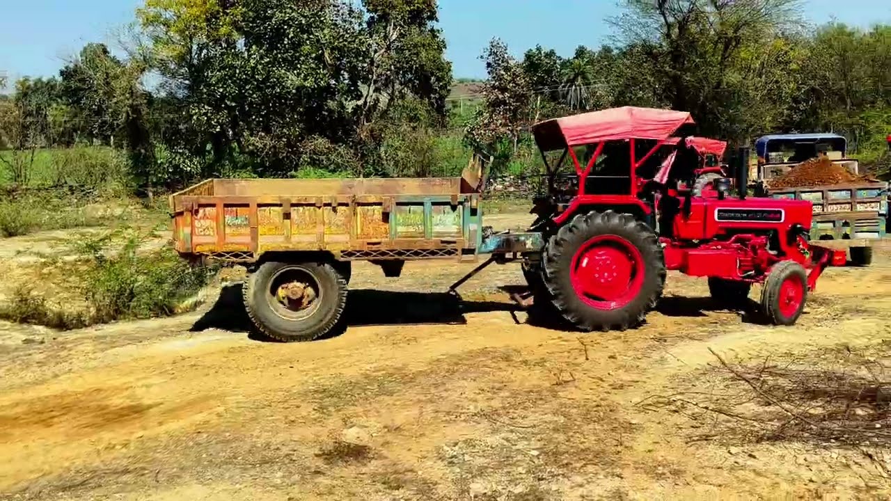TractorJCB Machine Loading Mud in Tractor Trolley| JCB ki Khudai#DesiJugaad #TractorVideo#EarthMover