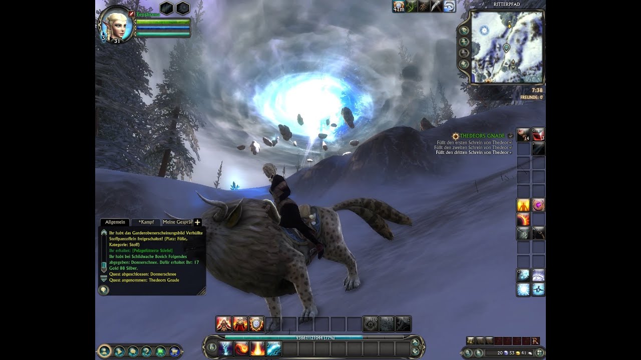 MMORPG RIFT #28 Wolkentümpel, Pilgerkreuzweg, Weißfall