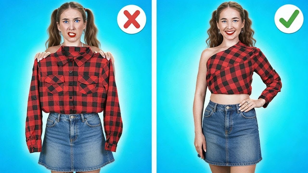 30+ Genius Clothing Hacks When You're Out of Money or Ideas