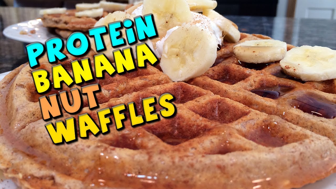 Banana Nut Protein Waffles | Healthy Waffle Recipe
