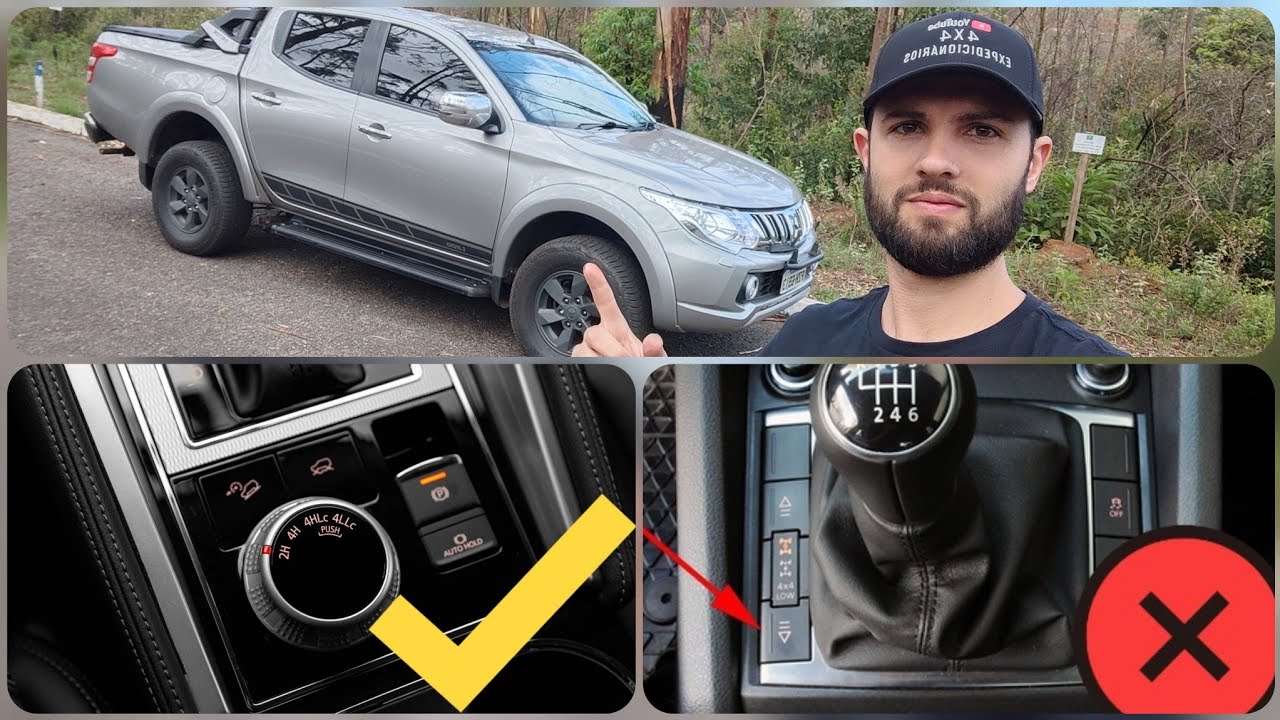 NUNCA LIGUE O 4X4 SEM ANTES VER ESTE VIDEO - Mitsubishi L200 Triton 4x4 diferencial bloq diferencial