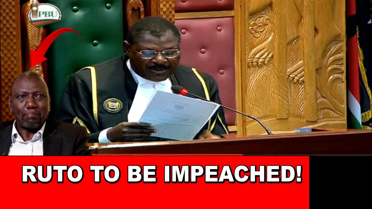 KIMEUMANA! Censor motion filed in Parliament to impeach President Ruto after calling MPS corrupt!🔥