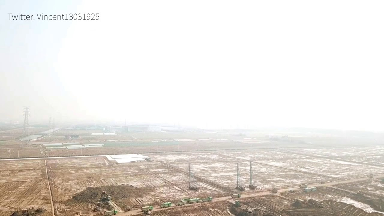 Tesla Shanghai Lingang Gigafactory 3 - Jan 17th 2019 特斯拉上海超級工廠