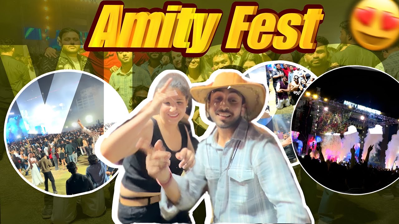 HARDY SANDHU AT AMITY FEST 🎶🎓| pagal hogye sab 😂*