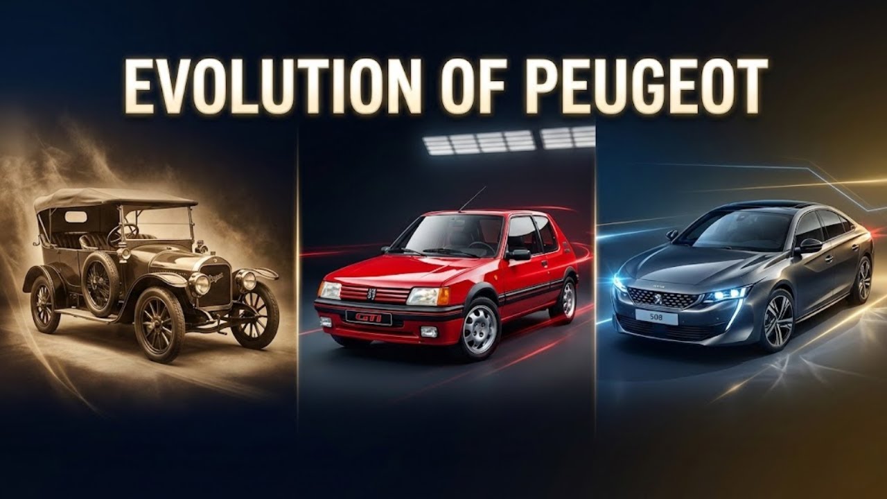 Evolution of Peugeot Cars 1890&ndash;2025