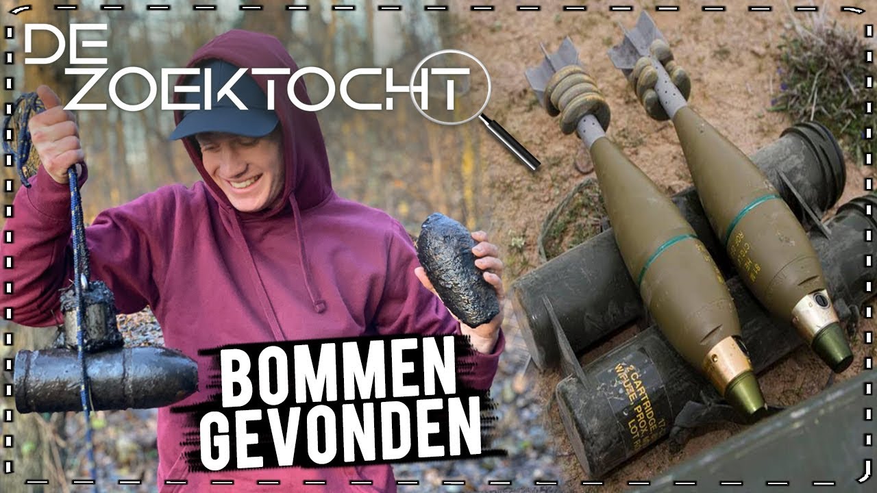 DE ZOEKTOCHT #6: MAGNEETVISSEN... BOMMEN / MUNITIEMAGAZIJN GEVONDEN!