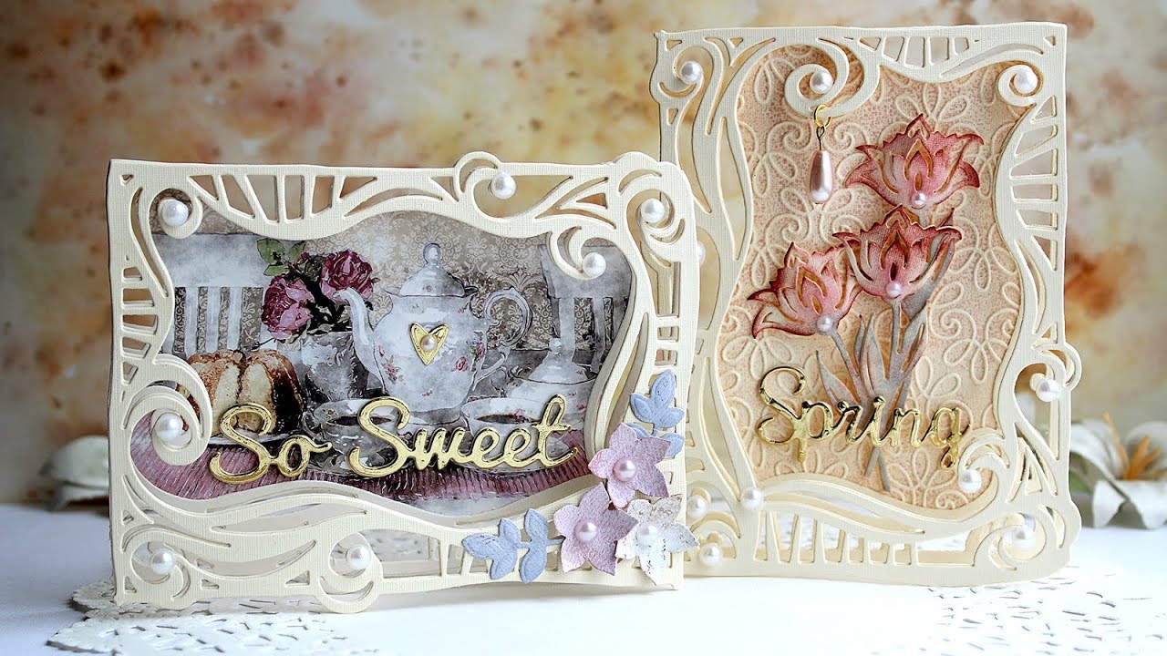 Swirl Frame Cards
