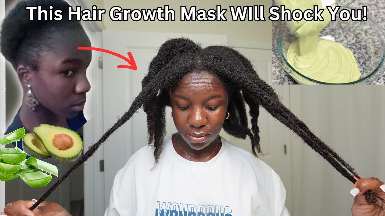 USE THIS ONCE A WEEK AND YOUR HAIR WILL GROW LIKE CRAZY!| diy AVOCADO + ALOE VERA MASK