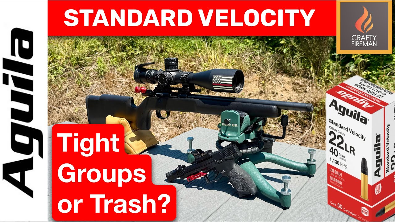 Tight Groups or Trash? Aguila Standard Velocity 22lr | Are They Any Good?