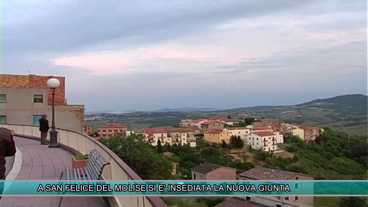 A SAN FELICE DEL MOLISE SI E' INSEDIATA LA NUOVA GIUNTA