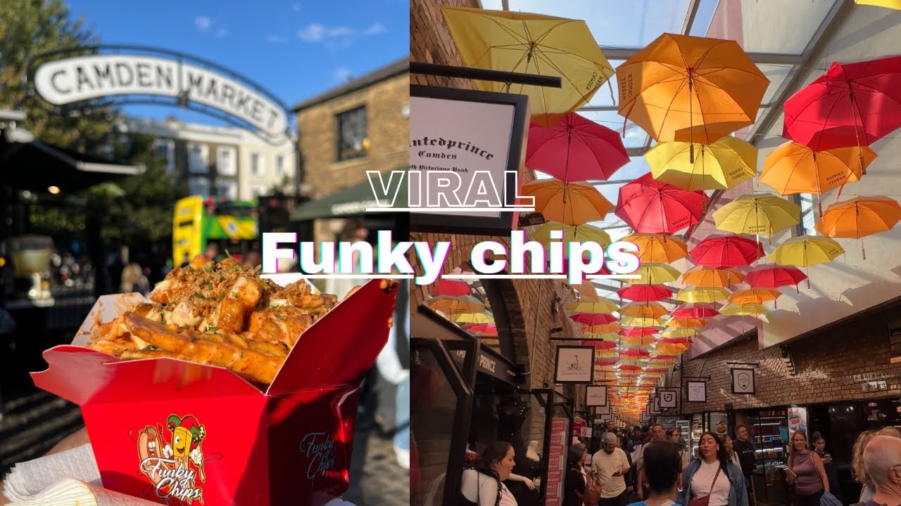 Trying the Viral Funky Chips at Camden Market