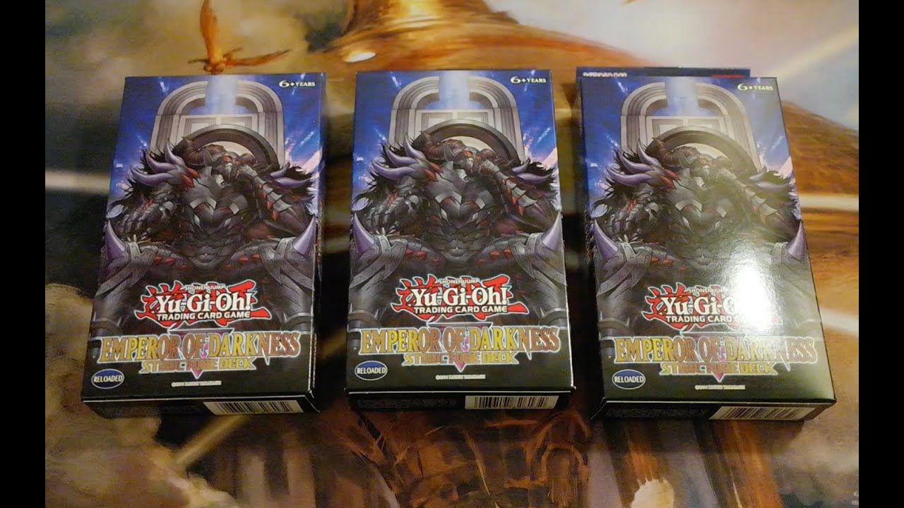 *YUGIOH* BEST! EMPEROR OF DARKNESS STRUCTURE DECK OPENING (HD!) 2016