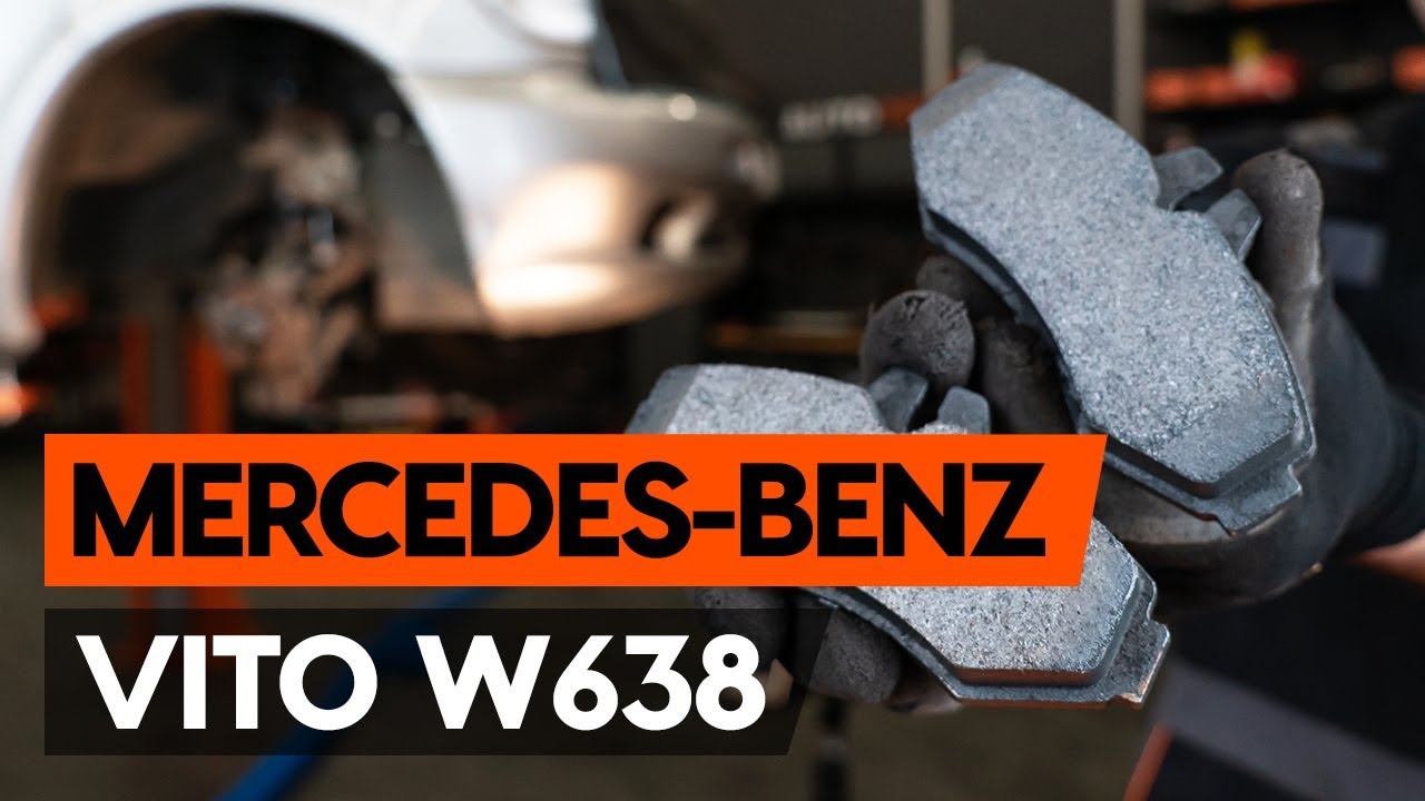 Como substituir pastilhas de travão dianteiros no MERCEDES-BENZ VITO 1 (W638) [TUTORIAL AUTODOC]