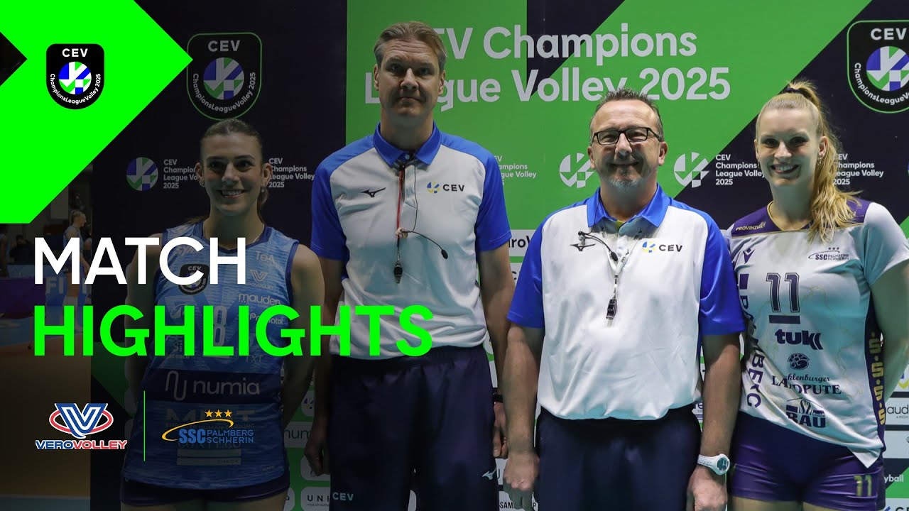 Highlights | Numia Vero Volley MILANO vs. SSC Palmberg SCHWERIN | CEV Champions League Volley 2025