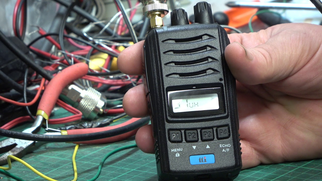 TTI TCB-H100 UK CE-MultiNorm CB radio (handheld) - On The Air Test