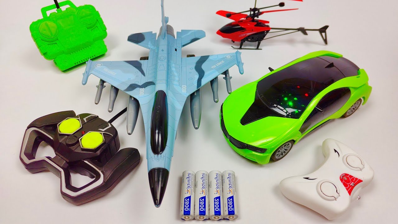 Remote control airplane, remote control car, remote control helicopter, airplane, aeroplane, plane