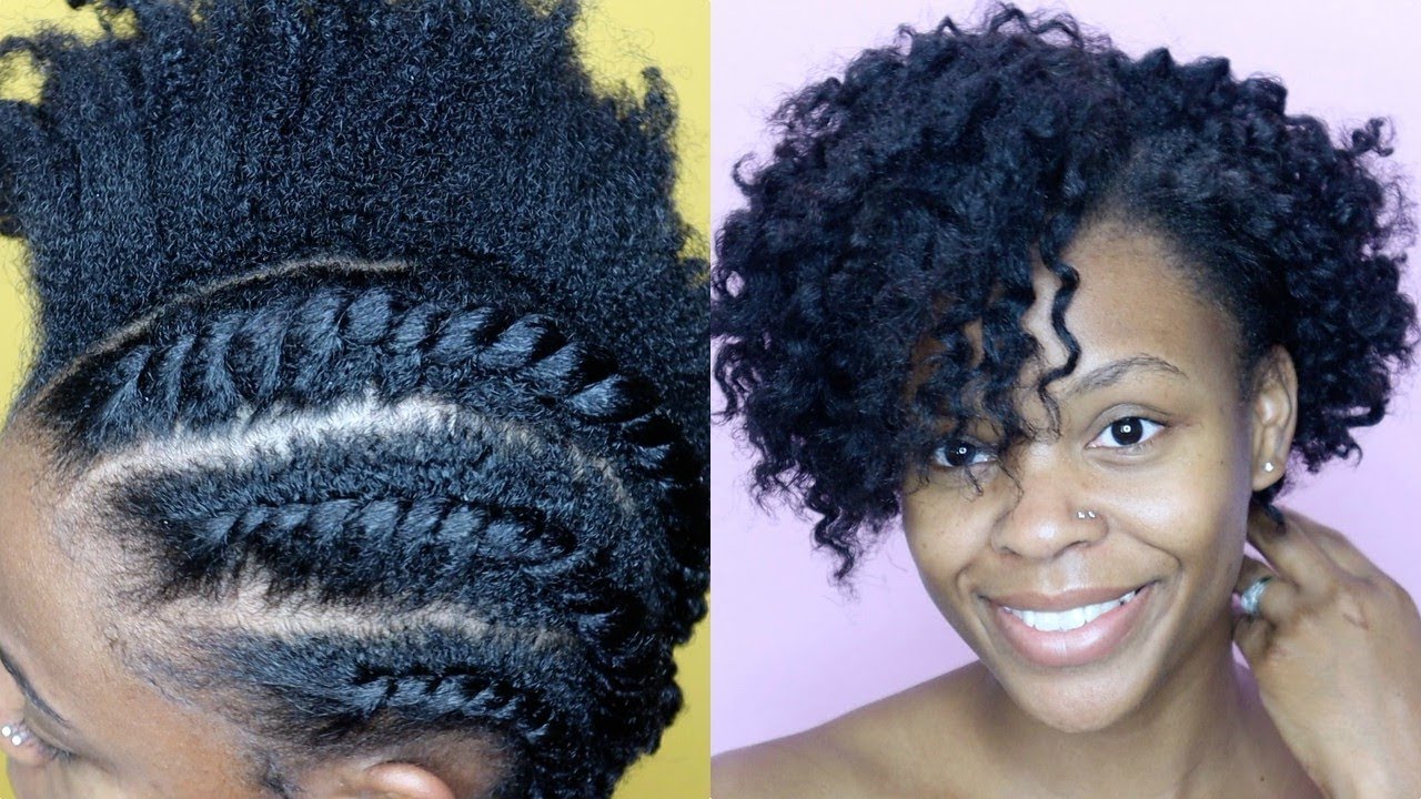 EASY Flat Twistout on 4b NATURAL HAIR | 6 TWISTS ONLY!