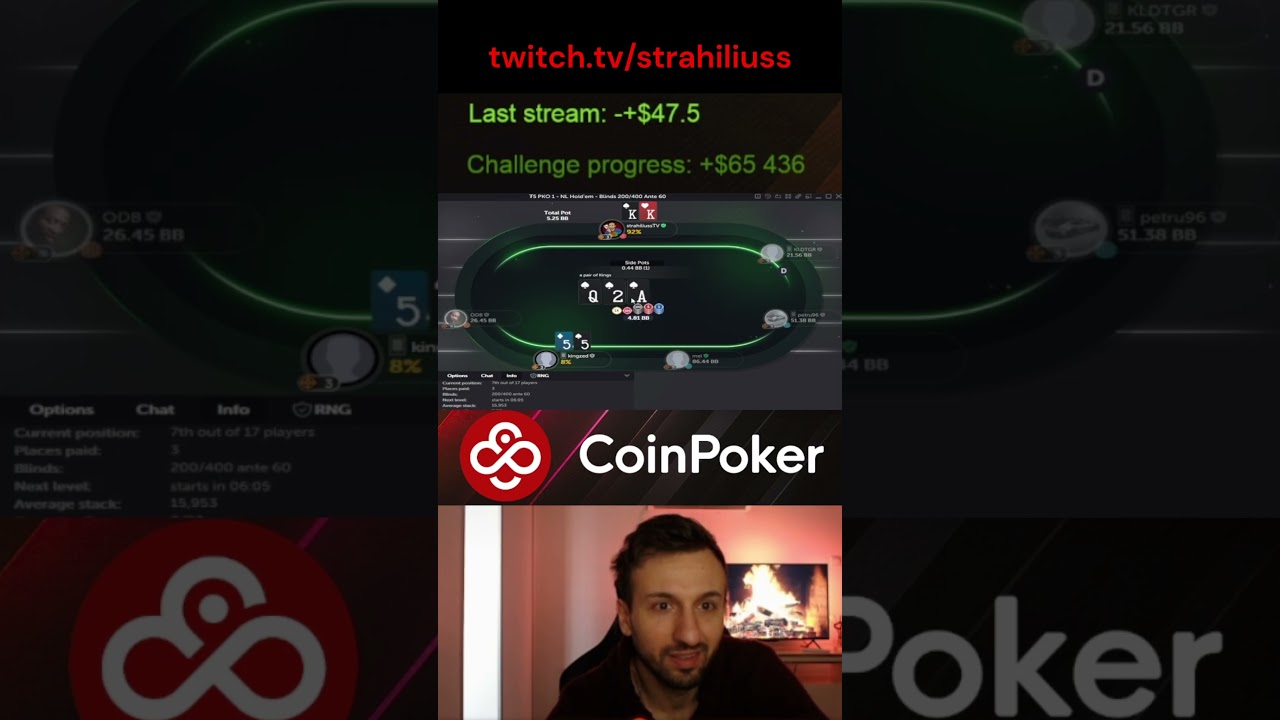 $100 000 profit challenge on CoinPoker #coinpoker #twitch #bankrollchallenge