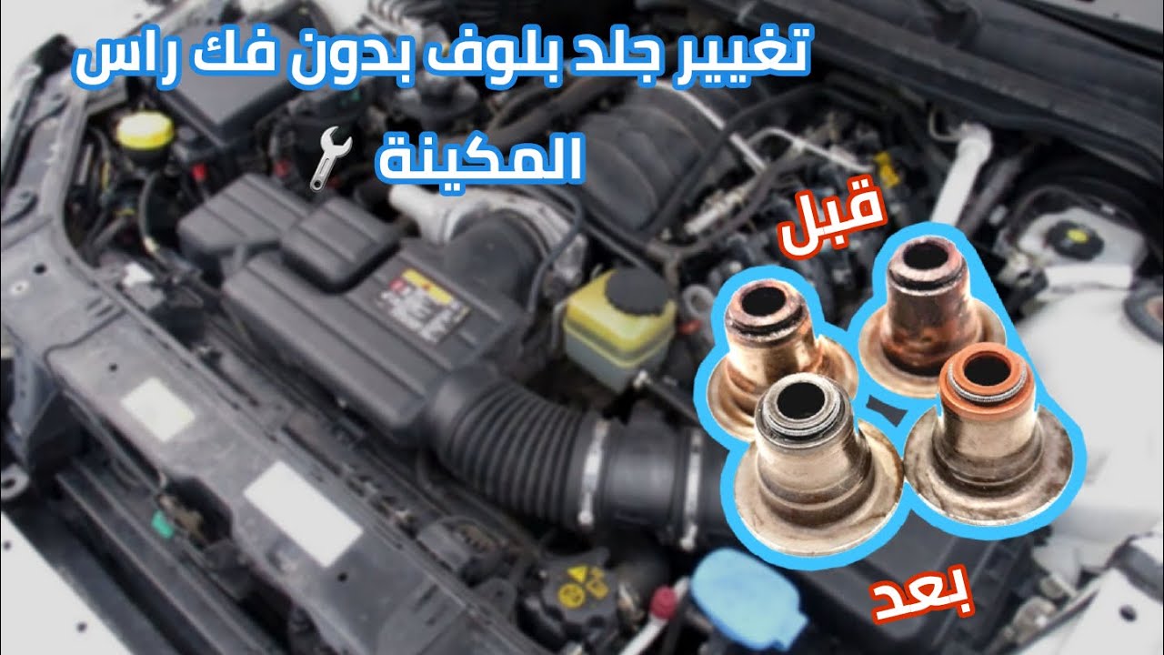 تغيير جلد بلوف بدون فك راس المكينة كابرس - جمس✅