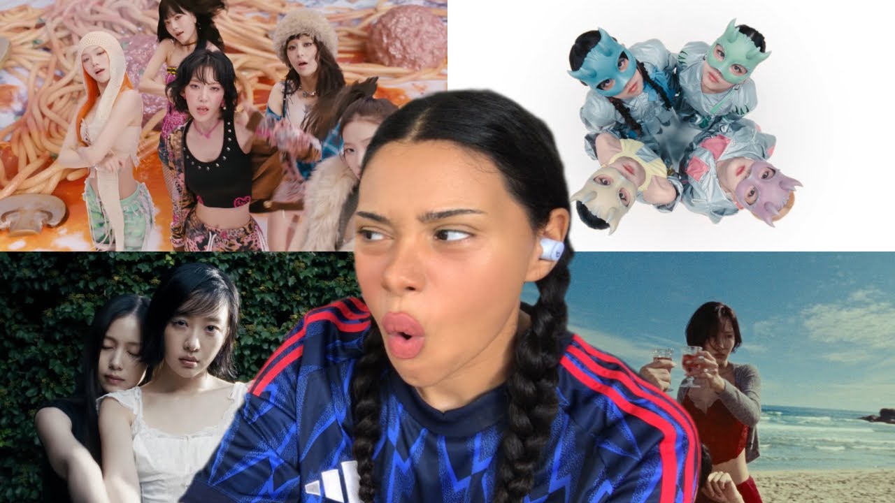 РЕАКЦИЯ НА КЛИНУ LE SSERAFIM 'SPAGHETTI' / VVUP 'House Party' / Yves 'Ex Machina' / HWASA 'Good G...