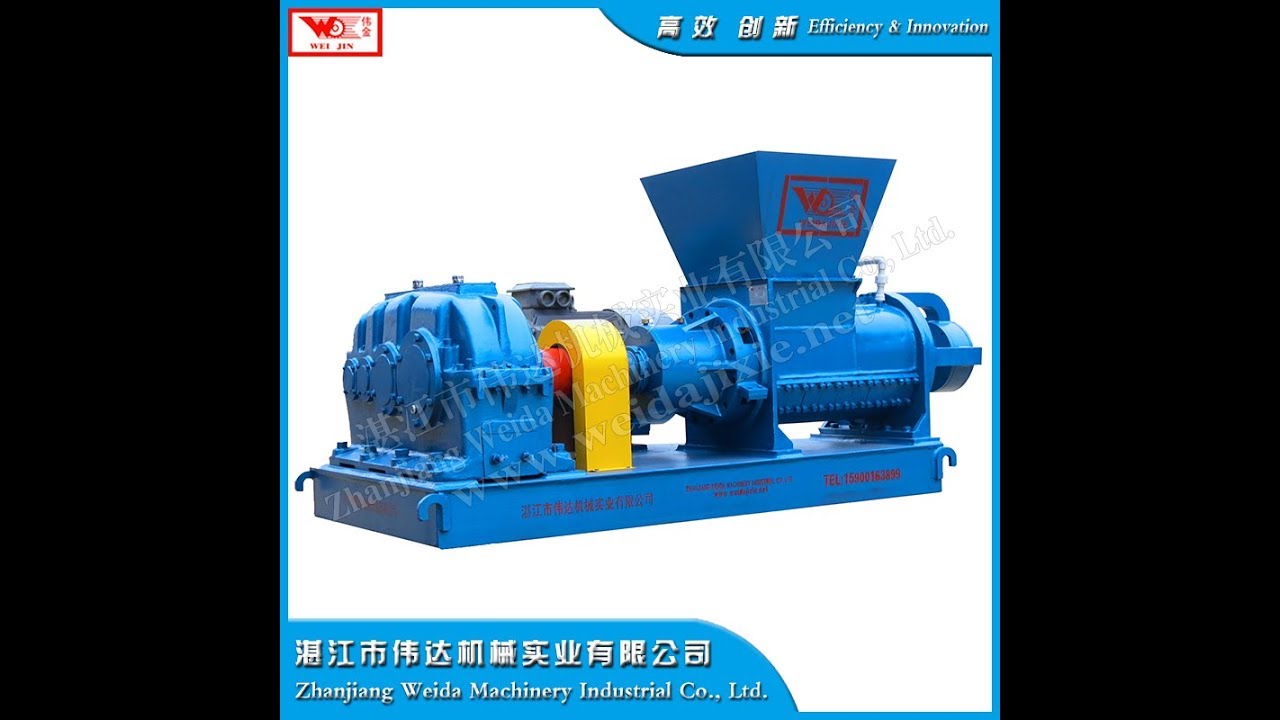 NATURAL RUBBER SINGLE HELIX BREAKING CRUSHING CLEANING MACHINE
