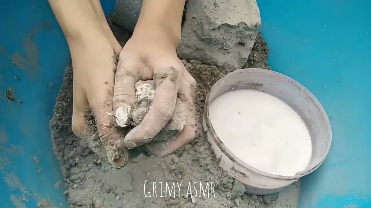 Soft Cement Dry+Water Crumbling 