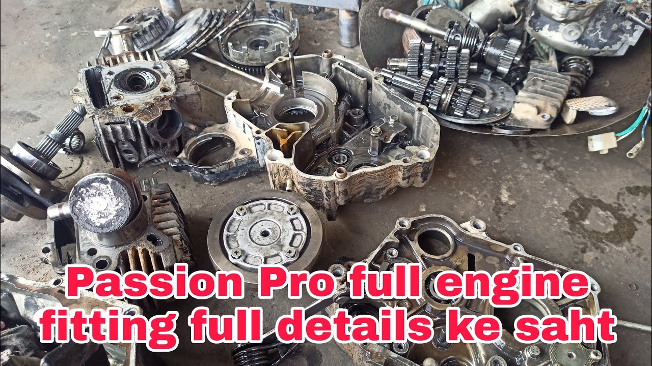 Passion Pro full engine fitting पैशन प्रो फूल इंजन फिटिंग फूल डिटेल के साथ