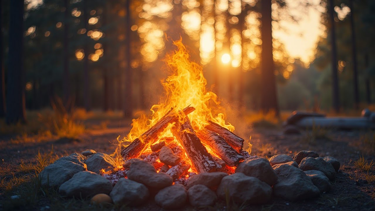 Calming Crackling Fire: Best ASMR Fire Sounds to De🔥stress, Relax & Find Serenity (91 chars)