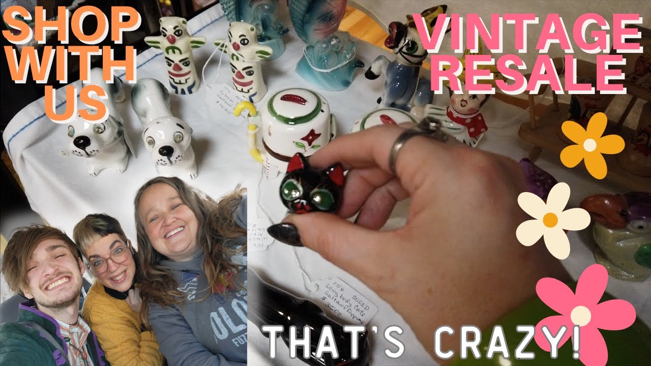 Think I bought Too Much! | SHOP WITH ME | VINTAGE RESALE | ANTIQUE MALL FINDS | WHATNOT