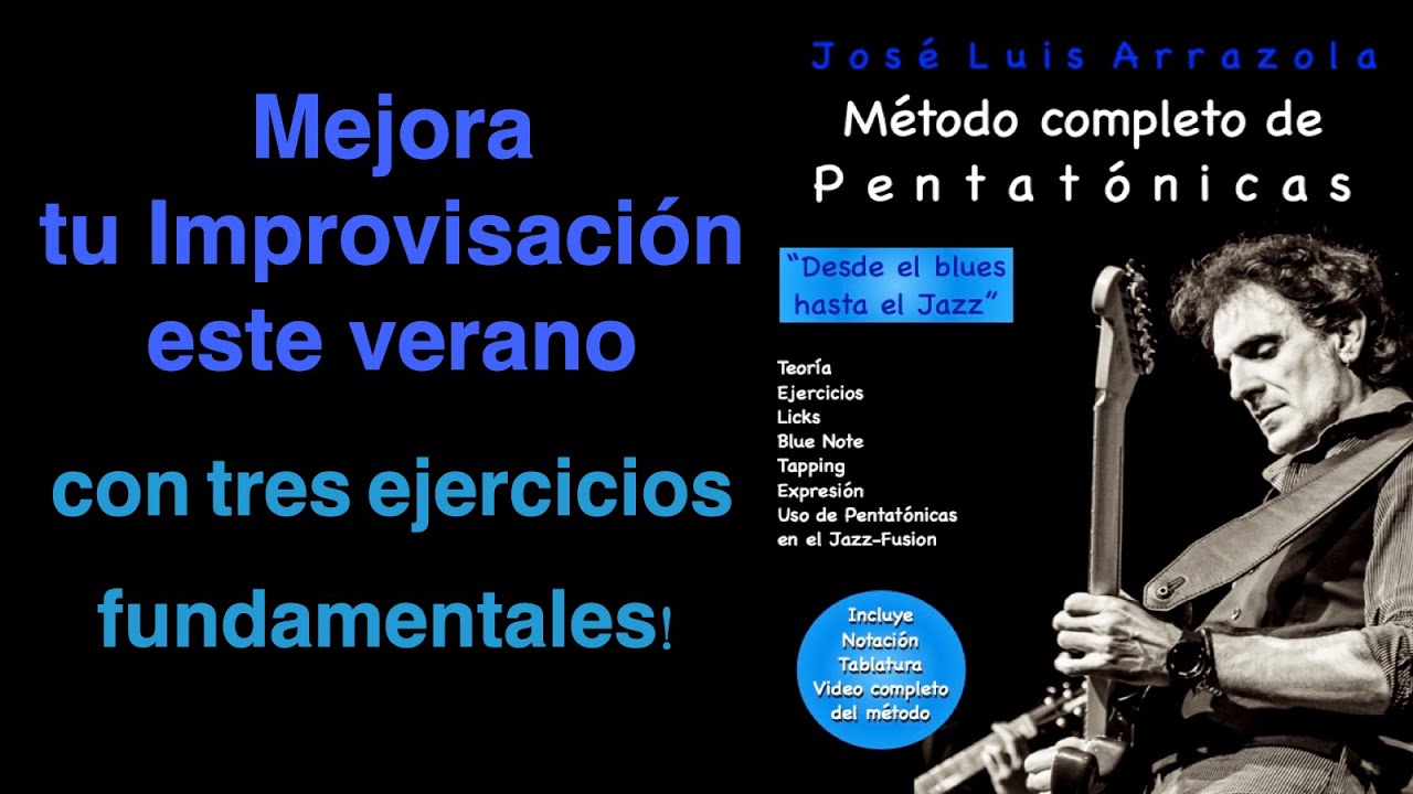 MEJORA TU IMPROVISACIÓN con estos tres ejercicios-BACKING TRACK+PDF