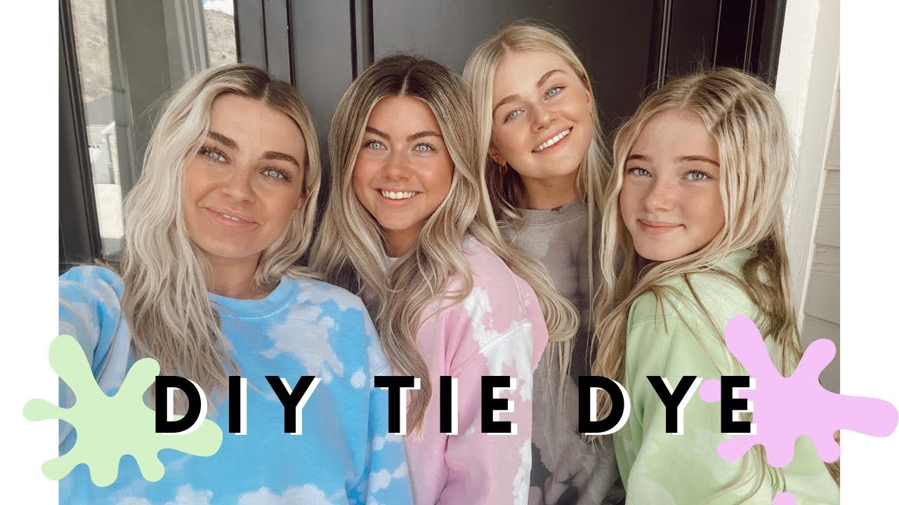 DIY TIE DYE: MATCHING SETS! *how to*