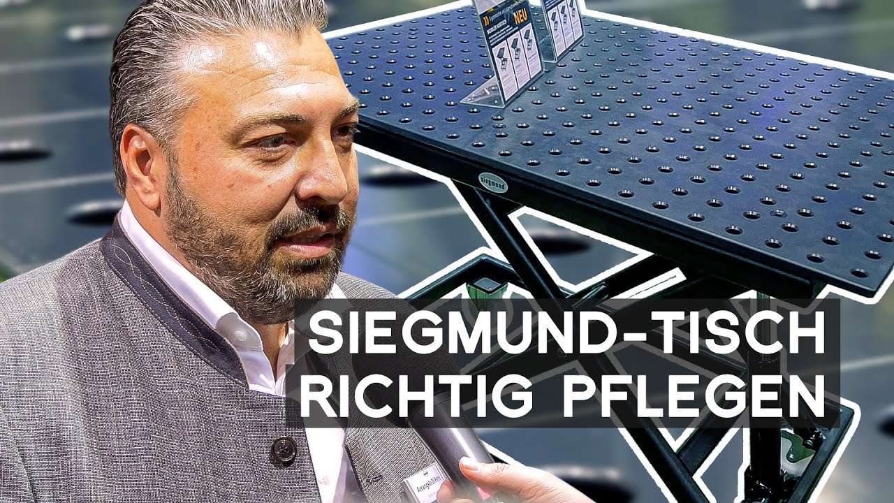 Siegmund Schweißtisch richtig pflegen | METAL WORKS TV