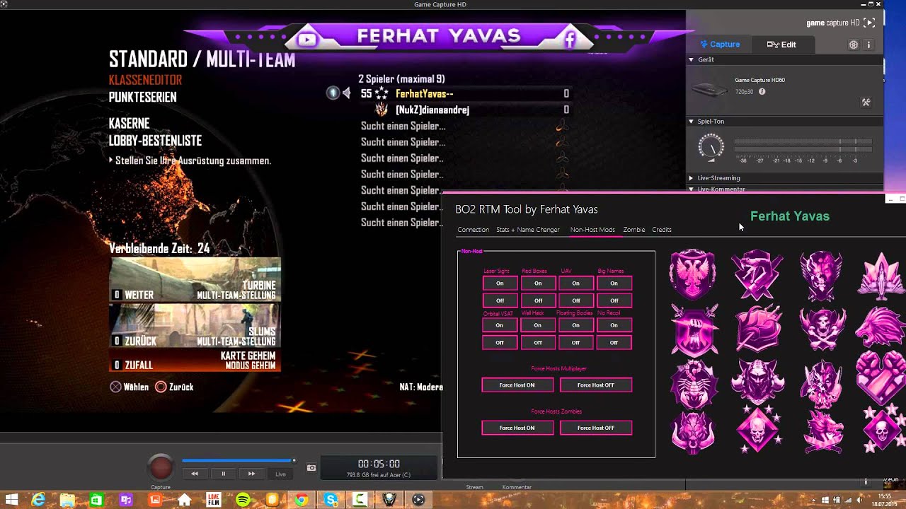BO2 RTM TOOL by Ferhat Yavas | Unlock Alls, Custom Stats, Non Host Mods ...