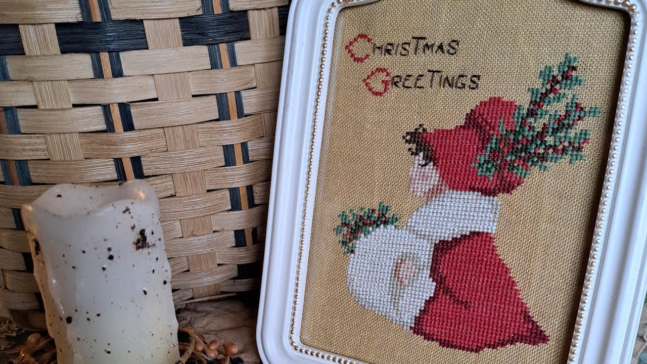 Flosstube #9 New chart, WIPs and Home Goods haul!