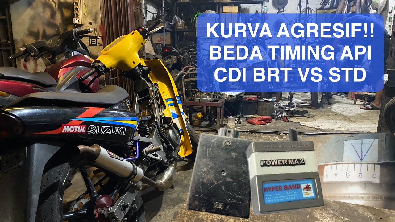 KURVA CDI BRT AGRESIF DI TIMING LIGHT PENGAPIAN SATRIA 2 TAK RGV120 RG SPORT RGX RGS