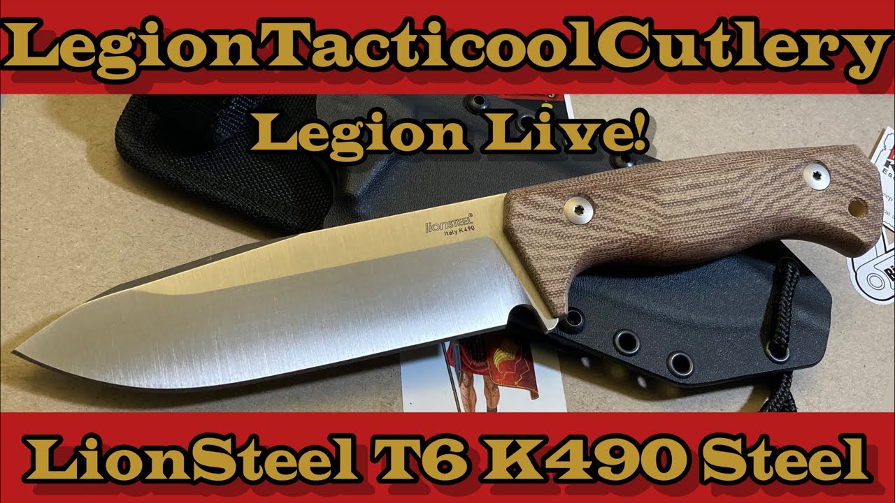 Обзор Legion Live LionSteel T6 K490 #italy #lionsteel #lionsteelknives