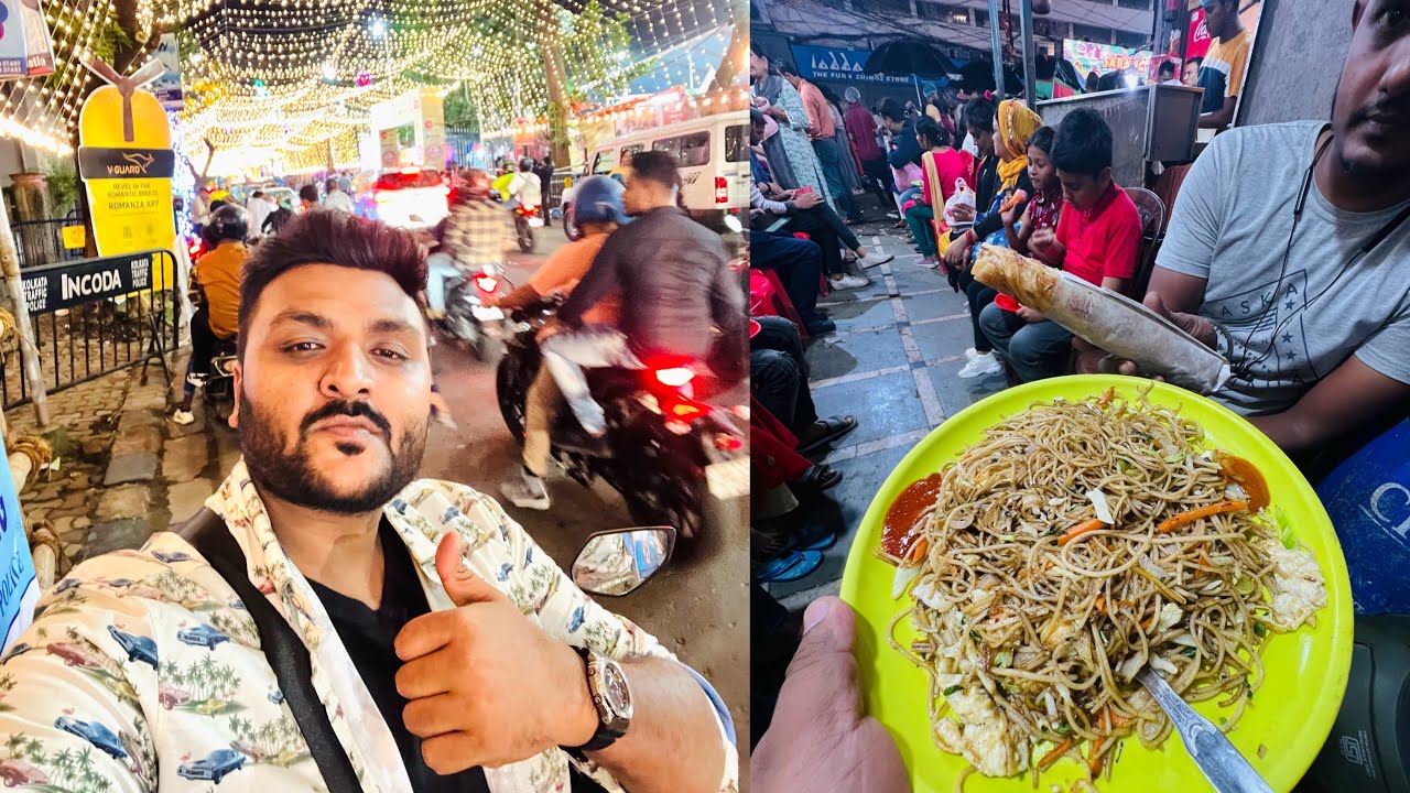 Durga Puja Night Out and Delicious Street Food 🤤