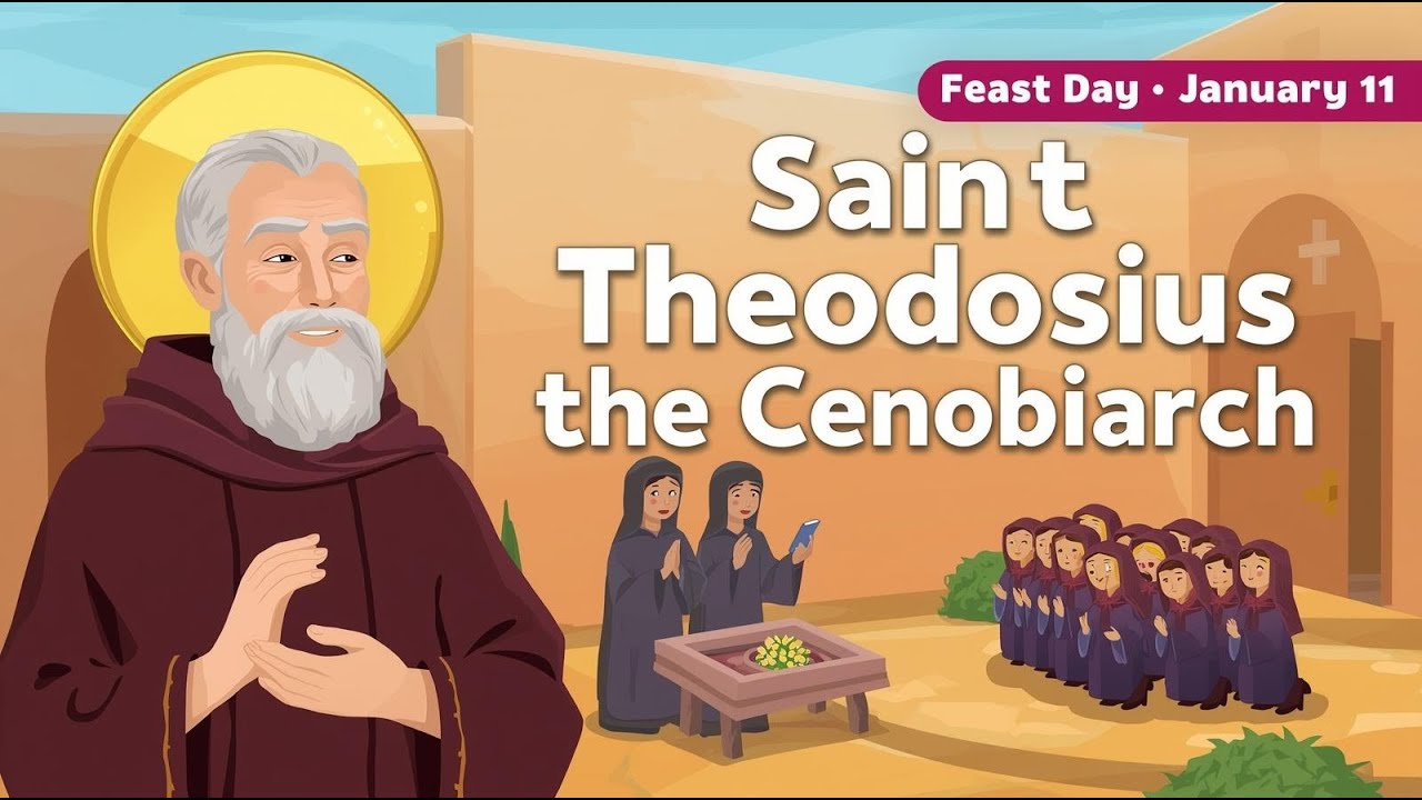 Saint Theodosius the Cenobiarch | Feast Day January 11 | Saint Story for Kids