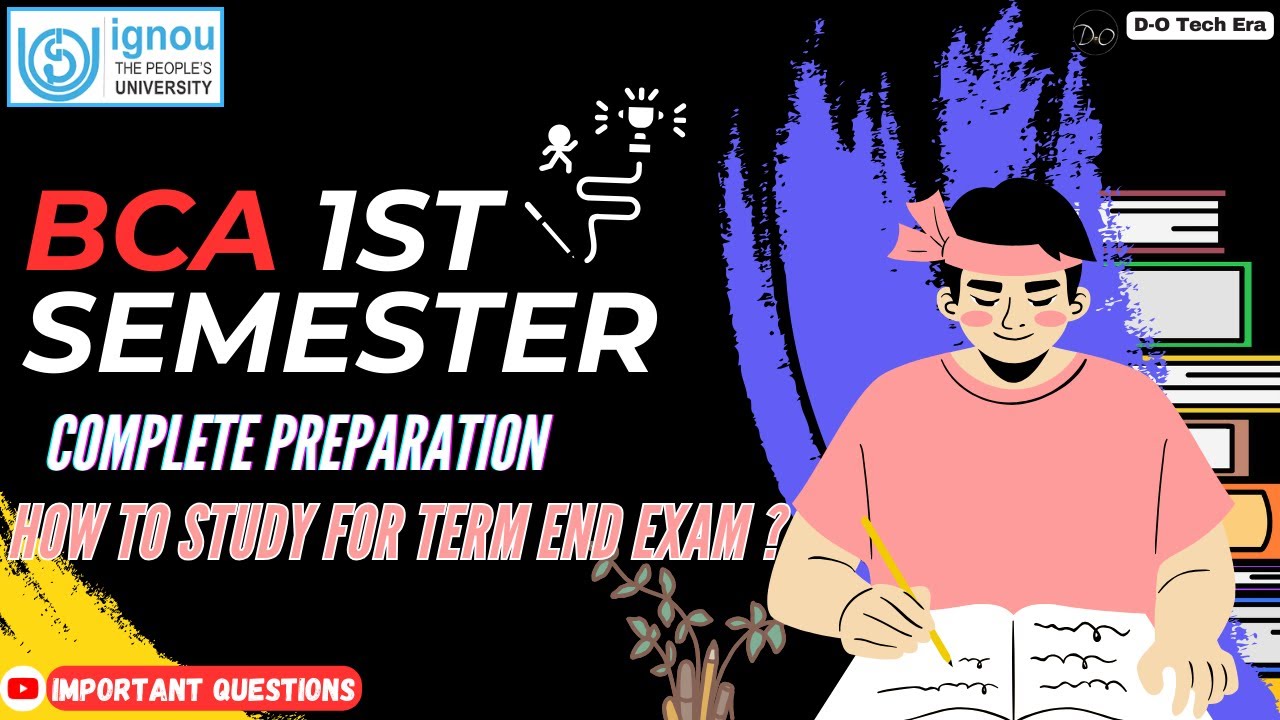 Complete Preparation Of BCA 1st Semester | IGNOU BCA Notes, Lectures and Assignments #ignou #bca