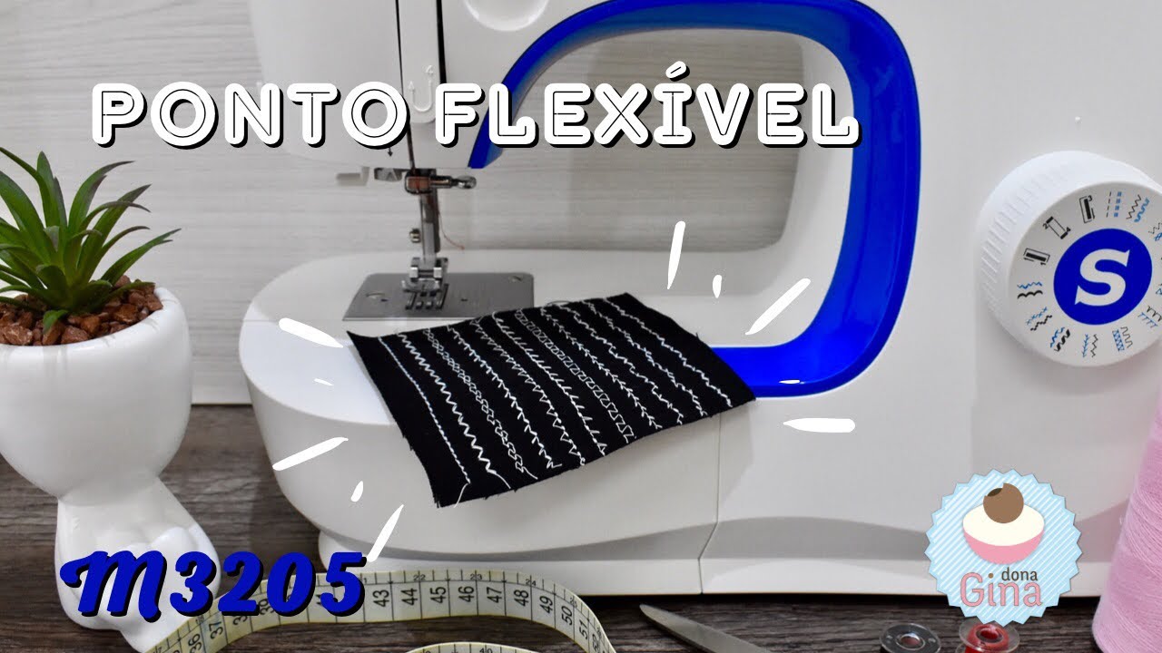 PONTOS FLEXÍVEIS SINGER M3205 - Segredo REVELADO - Atendendo a INÚMEROS PEDIDOS - 11 Pontos LINDOS!