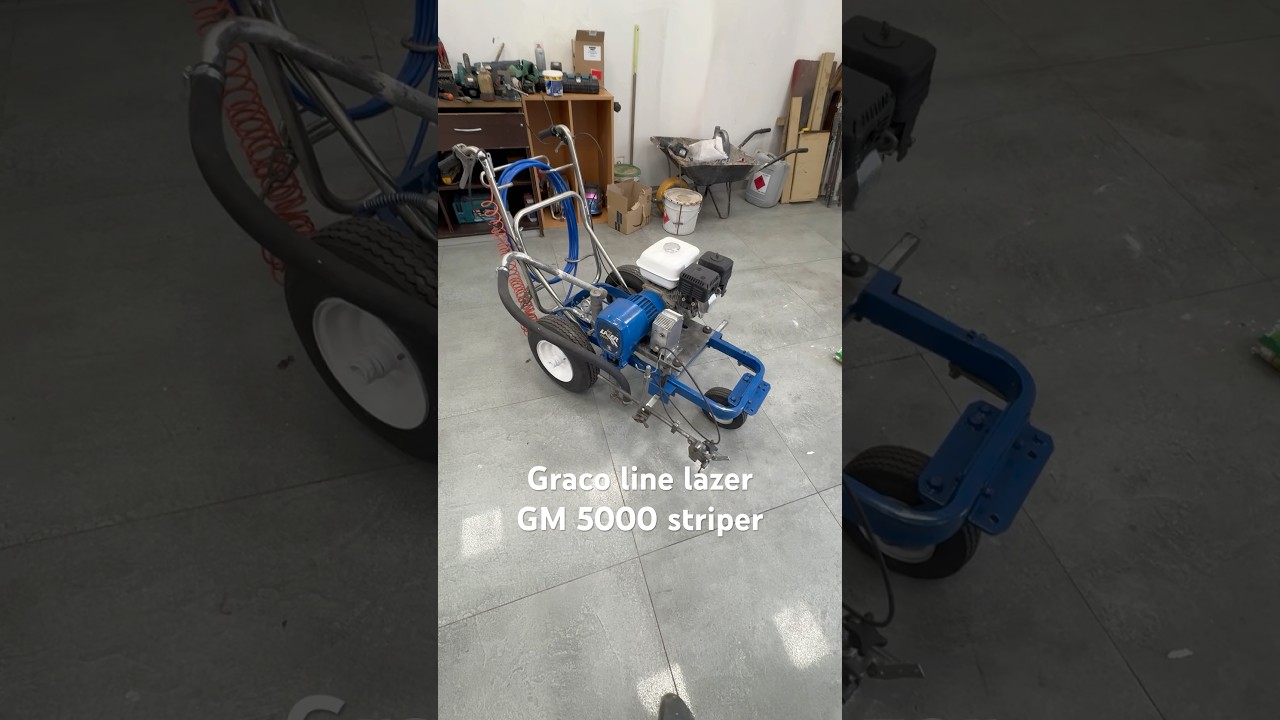 Graco line lazer GM 5000 striper d&eacute;monstration