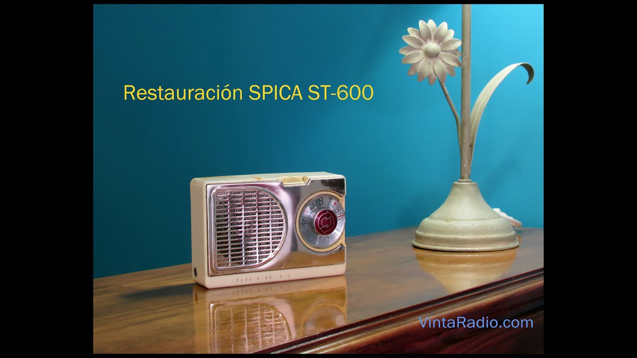 Restauración radio Spica ST-600 de 1955